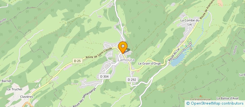 localisation de l'entreprise INDIVISION BAVOUX  LAMOURA