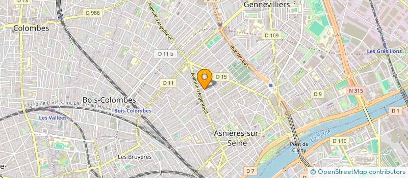 localisation de l'entreprise INDIVISION BAZILLE C ET JOB I à ASNIERES-SUR-SEINE