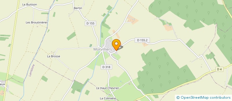localisation de l'entreprise INDIVISION BAZINET à MORVILLIERS