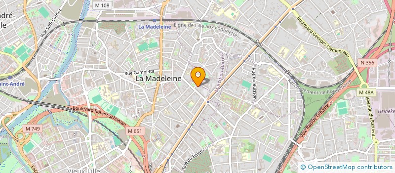 localisation de l'entreprise INDIVISION BEAU BLOT à LA MADELEINE