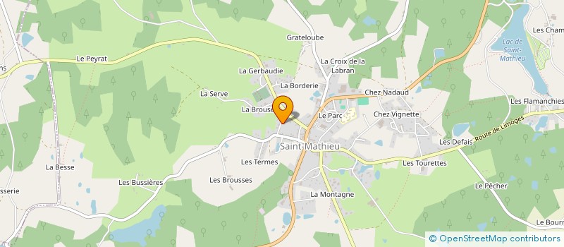 localisation de l'entreprise INDIVISION BEAUCHAUD-REYMONDOUX  MAISONNAIS-SUR-TARDOIRE