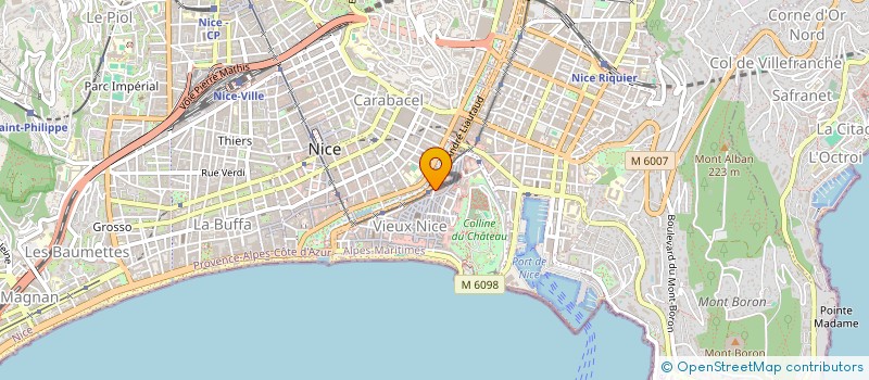 localisation de l'entreprise INDIVISION BEAUCHOT POTALIVO  NICE