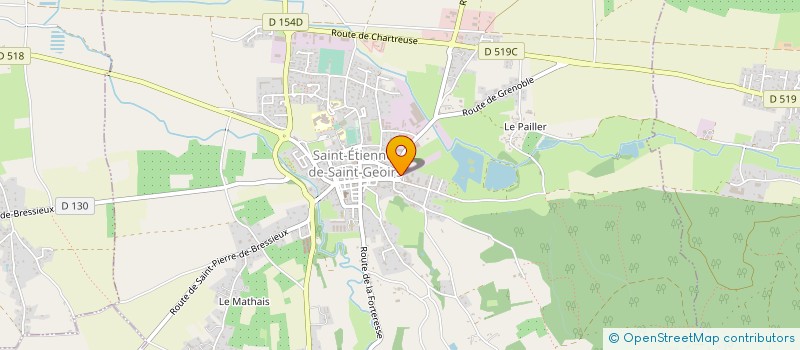 localisation de l'entreprise INDIVISION BEAUCLAIR LENTENOIS à SAINT-ETIENNE-DE-SAINT-GEOIRS