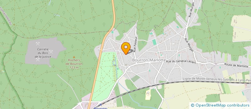 localisation de l'entreprise INDIVISION BEAUDESSON à BOURRON-MARLOTTE