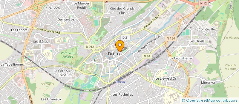 localisation de l'entreprise INDIVISION BEAUFOUR à DREUX