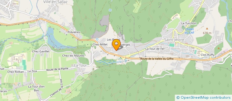 localisation de l'entreprise INDIVISION BEAUGE  LA TOUR