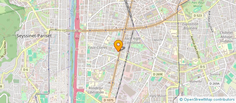 localisation de l'entreprise INDIVISION BEAUGE SAUVAGE  GRENOBLE