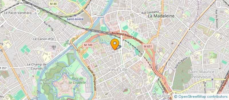 localisation de l'entreprise INDIVISION BEAUHAIRE-ROOSE à LILLE