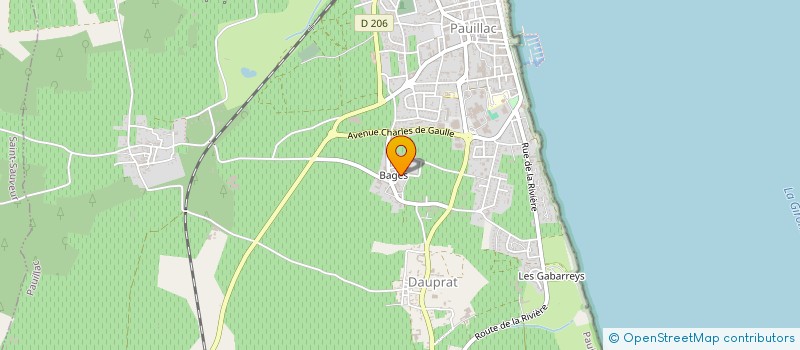 localisation de l'entreprise INDIVISION BEAURREDON  PAUILLAC