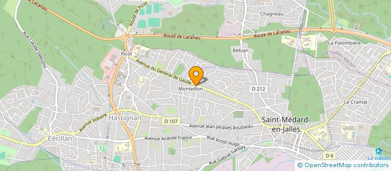 localisation de l'entreprise INDIVISION BEAUVAIS  SAINT-MEDARD-EN-JALLES