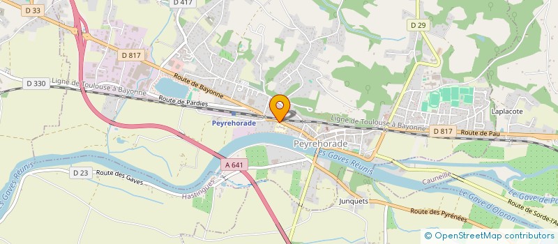 localisation de l'entreprise INDIVISION BEAUVAIS  PEYREHORADE