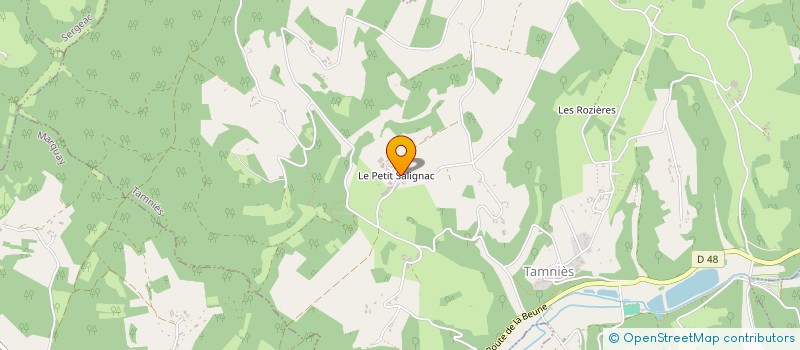 localisation de l'entreprise INDIVISION BEAUVAIS LAJOINIE  TAMNIES