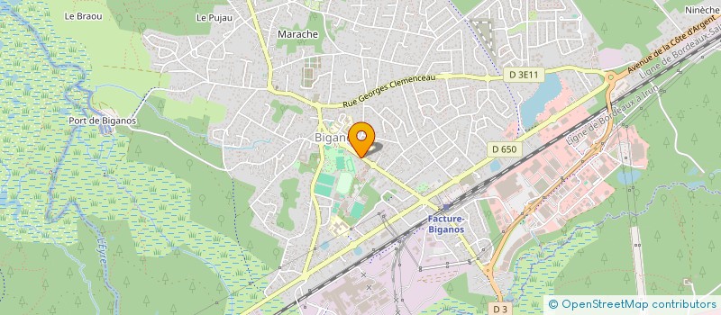 localisation de l'entreprise INDIVISION BECHIR  BIGANOS