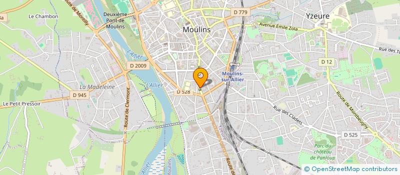 localisation de l'entreprise INDIVISION BECHON à MOULINS