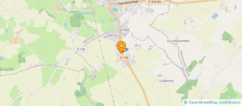 localisation de l'entreprise INDIVISION BECOT STEPHANE ET OLIVIER  MONCOUTANT-SUR-SEVRE