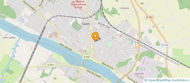 localisation de l'entreprise INDIVISION BEDA à GIEN