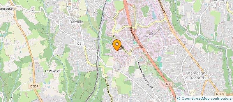 localisation de l'entreprise INDIVISION BEDIAT ET VERBOUD  DARDILLY