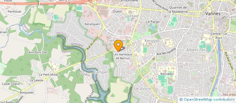 localisation de l'entreprise INDIVISION BEDIOU - CORBEL à VANNES