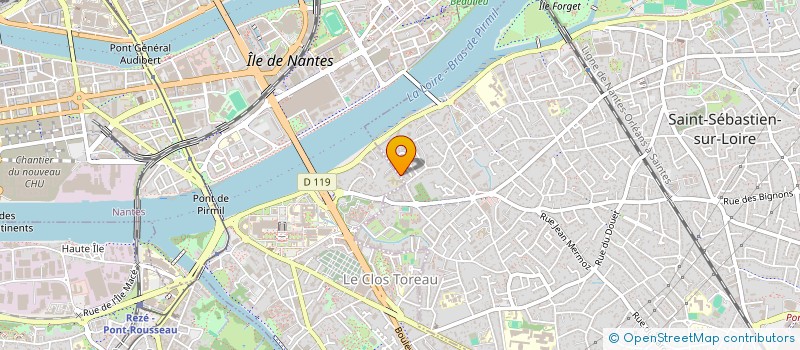 localisation de l'entreprise INDIVISION BEDOS PLACENTI  SAINT-SEBASTIEN-SUR-LOIRE