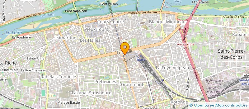 localisation de l'entreprise INDIVISION BEGE/MARGUERITTE  TOURS