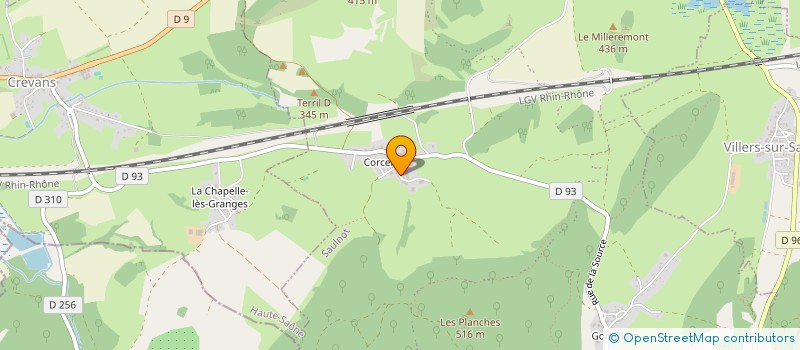 localisation de l'entreprise INDIVISION BEGEY  FRAHIER-ET-CHATEBIER