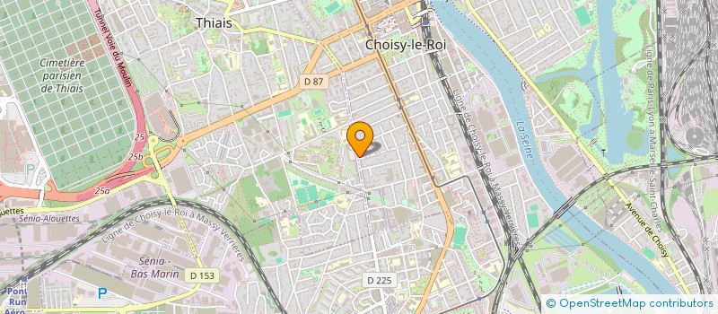 localisation de l'entreprise INDIVISION BEGOUS RACHID ET MADOUN NADIA  CHOISY-LE-ROI