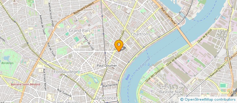 localisation de l'entreprise INDIVISION BEGUE  BORDEAUX