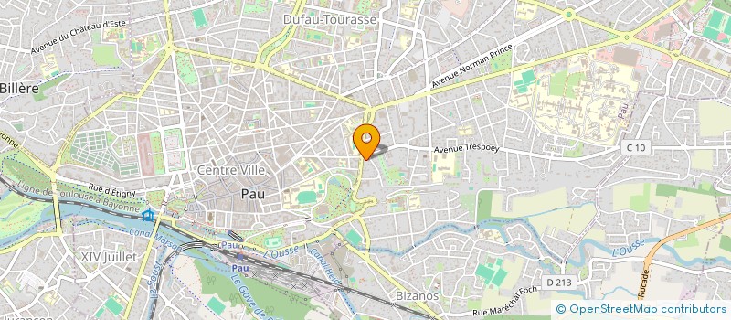 localisation de l'entreprise INDIVISION BEILLARD à PAU