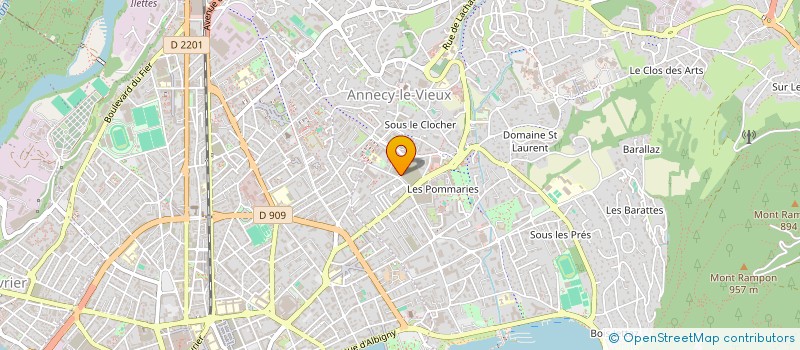 localisation de l'entreprise INDIVISION BEIN NEDELEC à ANNECY