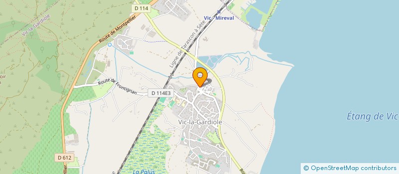 localisation de l'entreprise INDIVISION BELAN - FAURE  VIC-LA-GARDIOLE