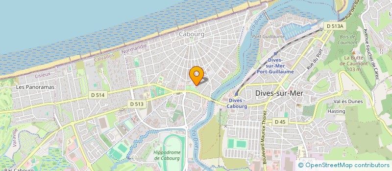 localisation de l'entreprise INDIVISION BELDA HANRY  CABOURG