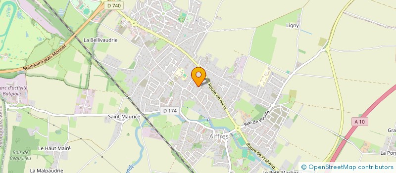 localisation de l'entreprise INDIVISION BELGY MIRONNEAU  AIFFRES