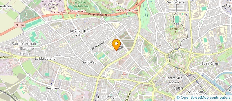 localisation de l'entreprise INDIVISION BELHACHE-BISSON à CAEN