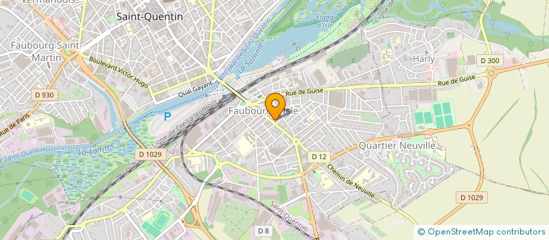 localisation de l'entreprise INDIVISION BELHASSEN DRIQUEZ  SAINT-QUENTIN