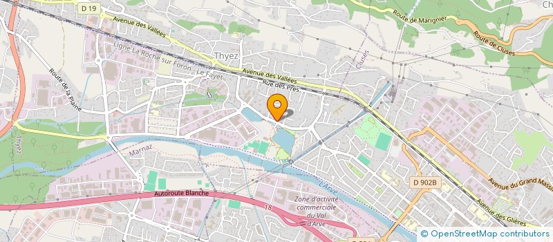 localisation de l'entreprise INDIVISION BELHI  THYEZ