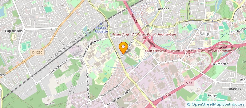 localisation de l'entreprise INDIVISION BELKADI CANEJAN à PESSAC