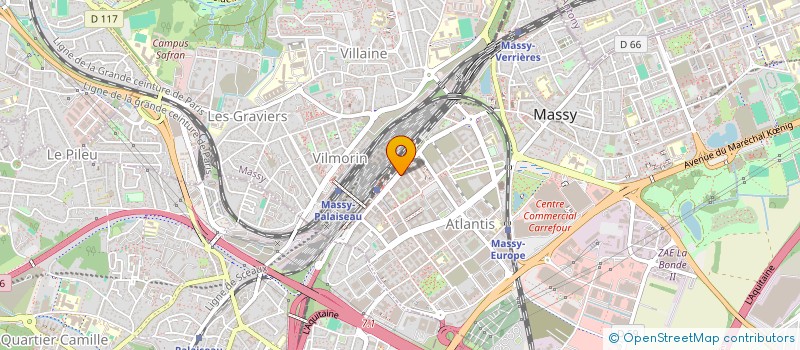 localisation de l'entreprise INDIVISION BELKEDIEM LEROUX à MASSY