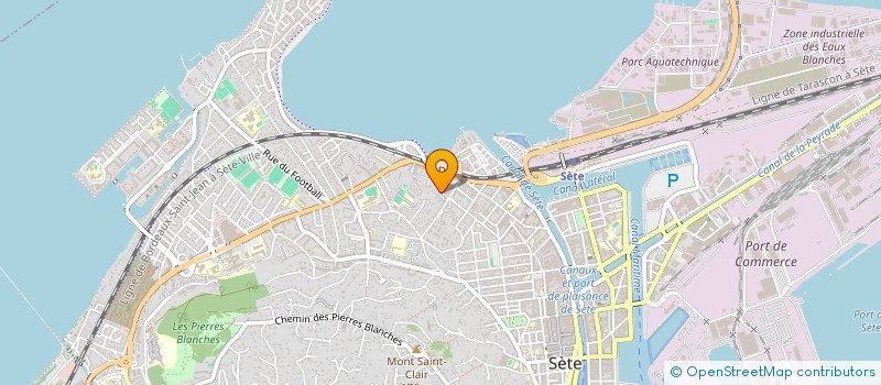 localisation de l'entreprise INDIVISION BELLAHOUEL EDWINA ET BONS JEROME  SETE