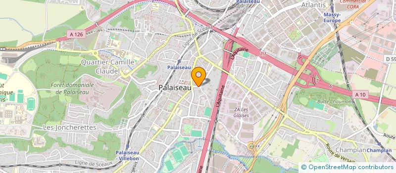 localisation de l'entreprise INDIVISION BELLEC  PALAISEAU