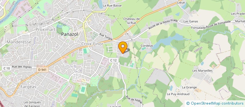 localisation de l'entreprise INDIVISION BELLEGARDE à PANAZOL