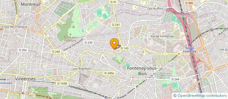 localisation de l'entreprise INDIVISION BELLEVILLE à FONTENAY-SOUS-BOIS