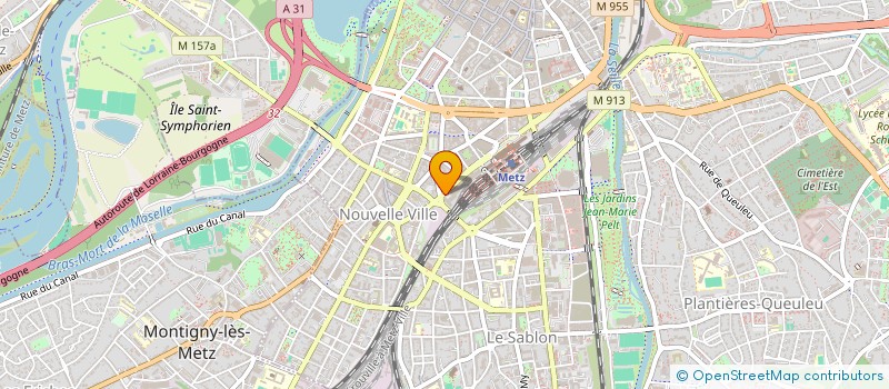 localisation de l'entreprise INDIVISION BELLIERES CHRISTIAN ET VALERIE  METZ