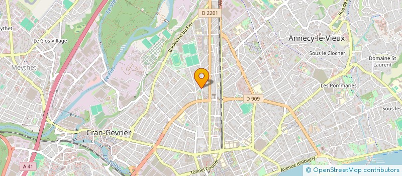 localisation de l'entreprise INDIVISION BELLILI CHAMFRAY  ANNECY