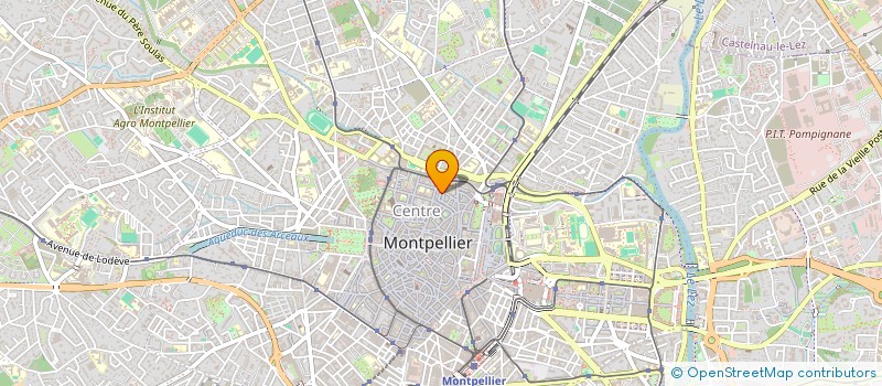 localisation de l'entreprise INDIVISION BELLOT BARRIERE à MONTPELLIER