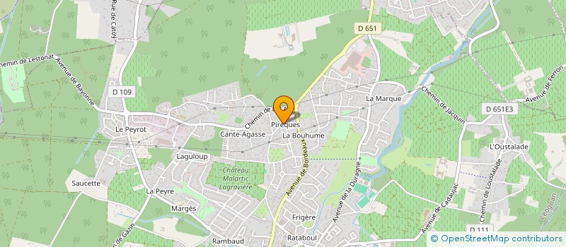 localisation de l'entreprise INDIVISION BELOBRE ET HENRIET  LEOGNAN