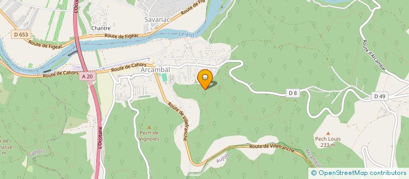 localisation de l'entreprise INDIVISION BELON CLEMENT ET ZUBIC ILENA  ARCAMBAL