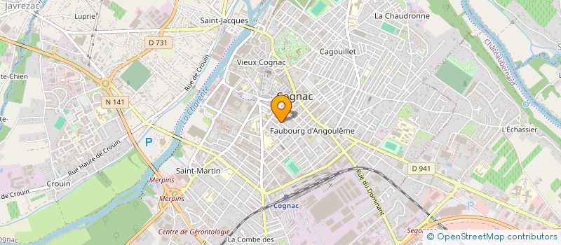 localisation de l'entreprise INDIVISION BELOOU à COGNAC