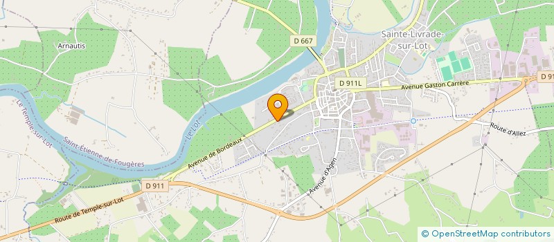 localisation de l'entreprise INDIVISION BELOTTI  CHEZ MADAME BELOTTI  RENEE  SAINTE-LIVRADE-SUR-LOT