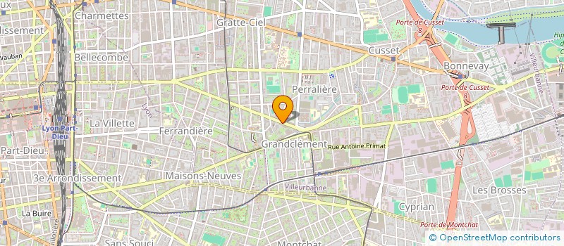 localisation de l'entreprise INDIVISION BEN ALI  VILLEURBANNE