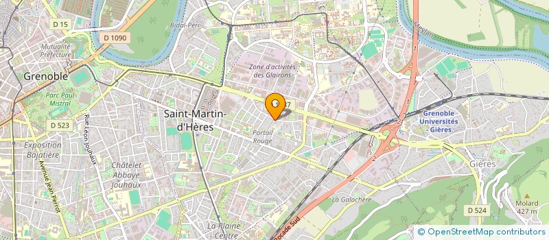 localisation de l'entreprise INDIVISION BEN LAMINE MEIGNEN  SAINT-MARTIN-D'HERES